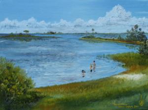 Florida Artist Sells Four Original Oil Paintings For Four Thousand Dollars